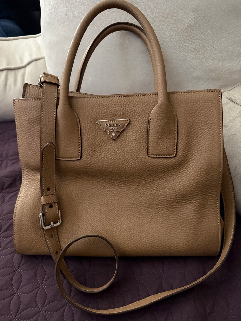 Authentic Prada Leather Handbag